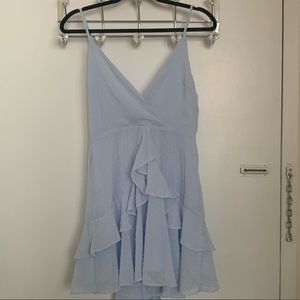 Ice Blue Mini Dress